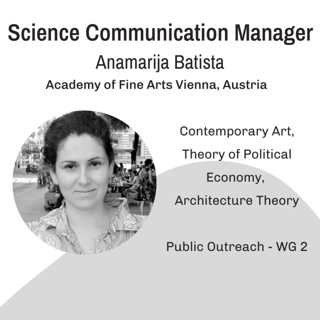 4 Science Communication Manager, Anamarija Batista