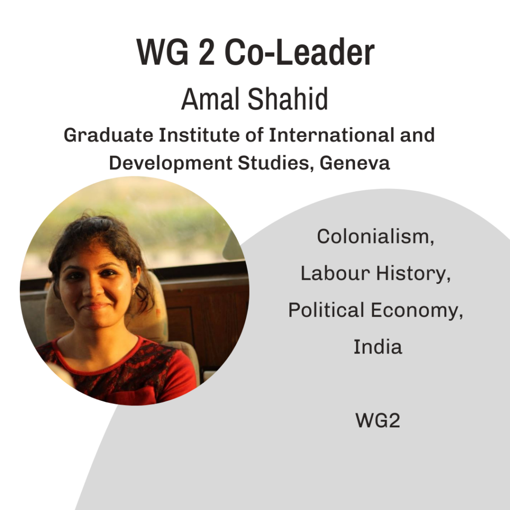 7 WG 2 Co-Leader, Amal Shahid