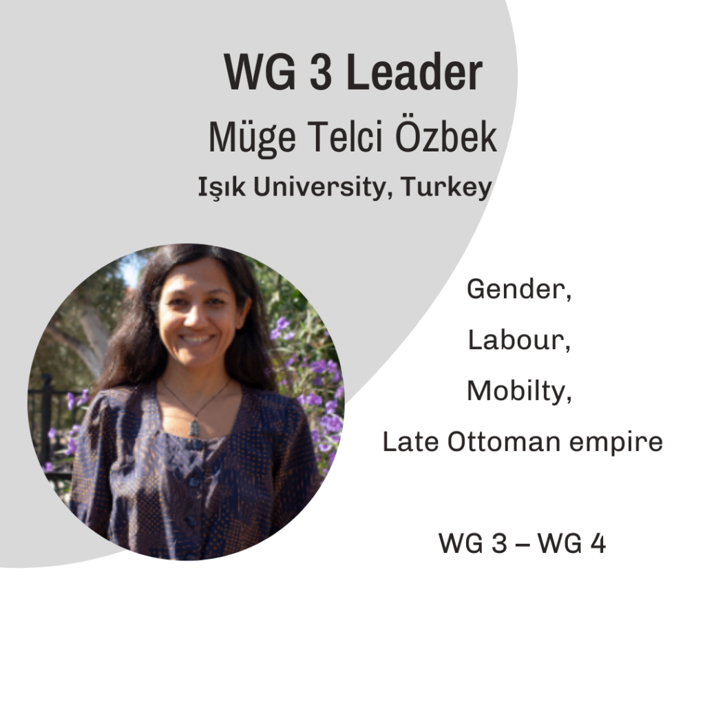 WG 3 Co-Leader, Müge Özbek