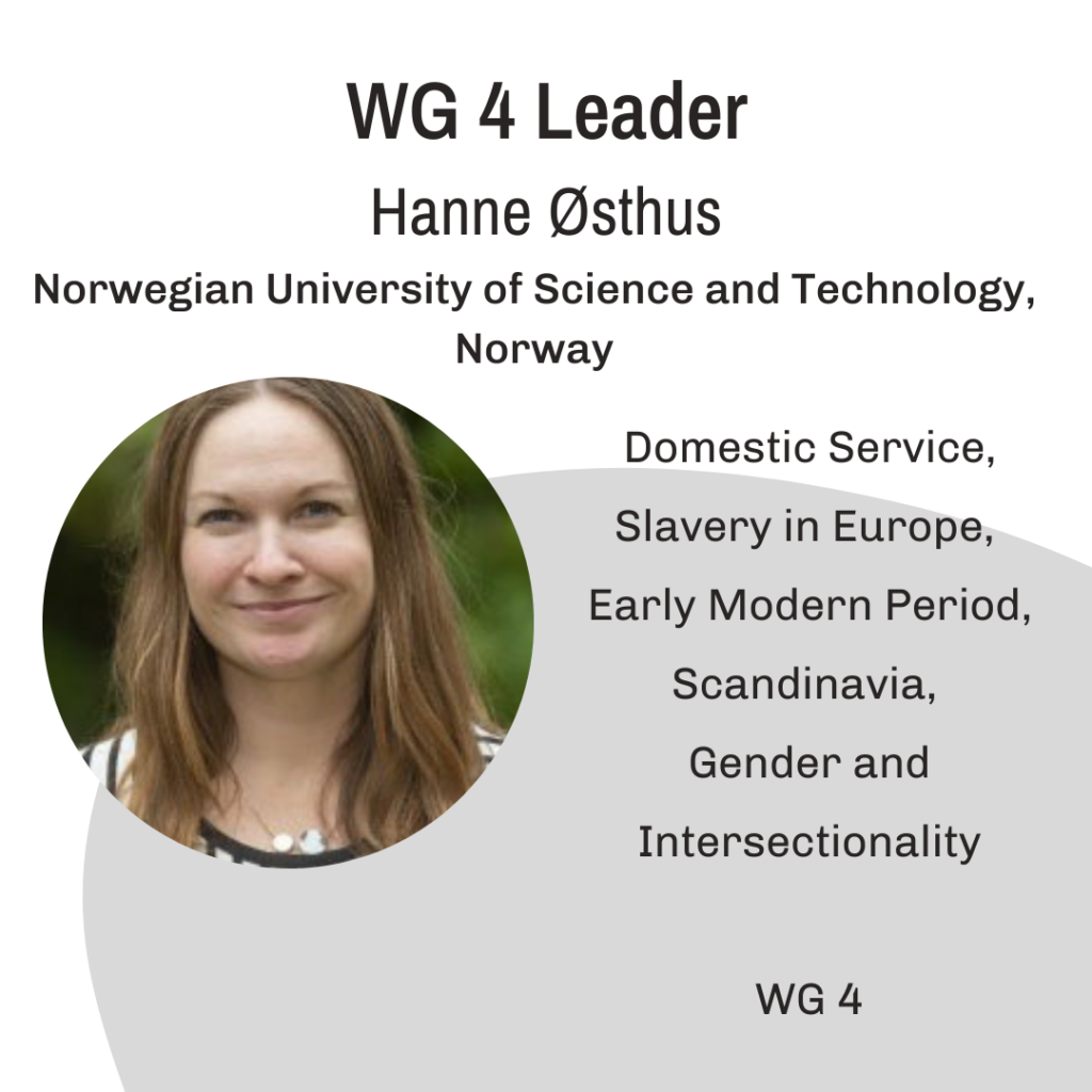 WG 4 Leader, Hanne Osthus